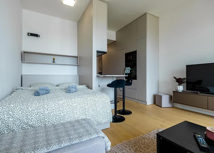 Modern & Minimalistic - Garage & Balcony Апартаменти *